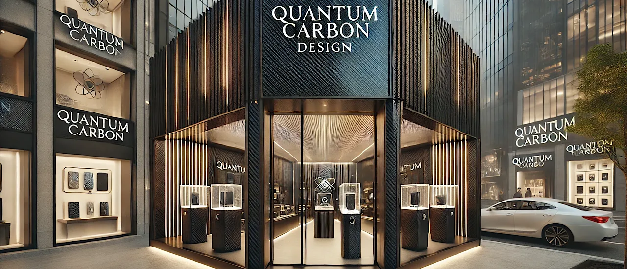 The Future of Luxury Shopping: New Concept Store by Quantum Carbon Design. A New era of luxury shopping nanotube armor technology in fashion retail.